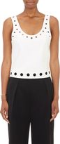 Thumbnail for your product : 3.1 Phillip Lim Cropped Eyelet Tank-White
