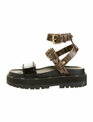 canvas gladiator sandals