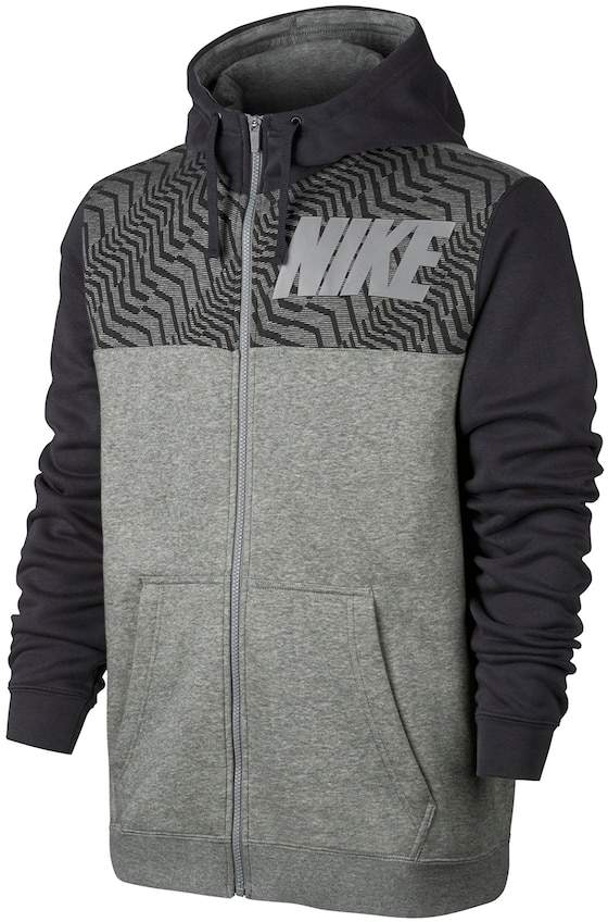 nike colorblock fleece hoodie