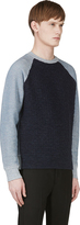 Thumbnail for your product : Paul Smith Navy & Blue Colorblocked Sweatshirt