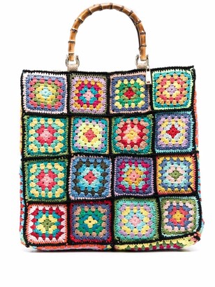 la milanesa Crochet Pattern Tote Bag