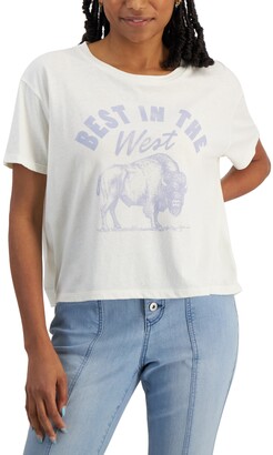 Grayson Threads Black Juniors' Cotton Best In The West T-Shirt