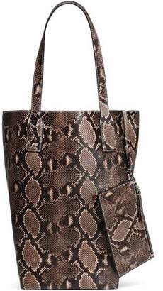 Marc Jacobs Snake-effect Leather Tote