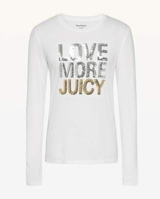 Juicy Couture Love More Juicy Long Sleeve Tee