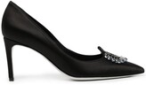 Thumbnail for your product : Rene Caovilla Embellished Pointed Pumps