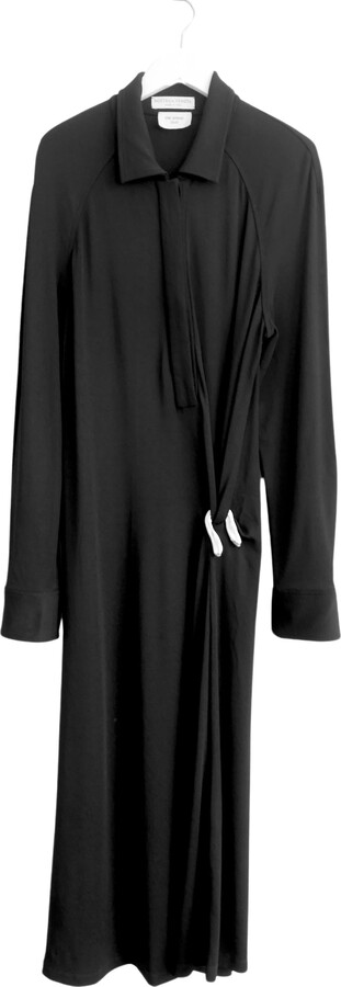 Bottega Veneta Pf20 Hardware Detail Black Dress