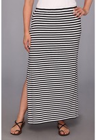 Thumbnail for your product : MICHAEL Michael Kors Size Stripe Side Slit Skirt