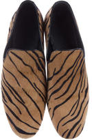 Thumbnail for your product : Jimmy Choo Ponyhair Smoking Slippers