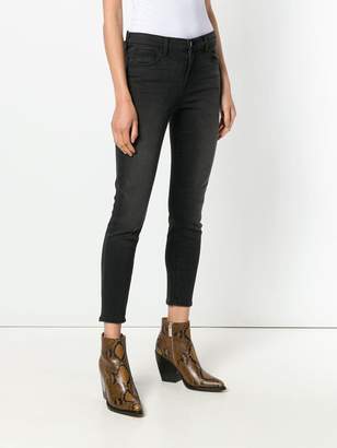 J Brand cropped slim-fit jeans