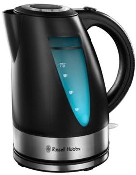 Russell Hobbs Ebony matt black jug kettle 15076
