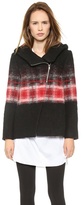 Thumbnail for your product : Thakoon Hooded Trapeze Ombre Jacket