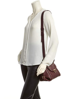 Ferragamo Soft Sofia Small Studded Leather Top Handle Bag