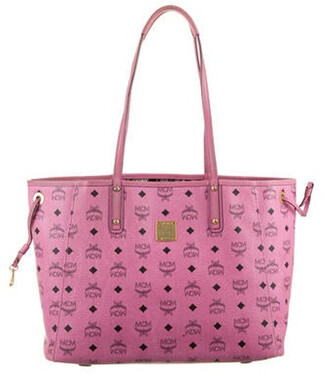 light pink mcm bag