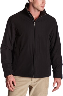 perry ellis portfolio jacket microfiber zip jacket