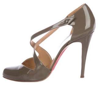 Christian Louboutin Triclo 100 Patent Leather Pumps