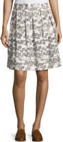 Thumbnail for your product : A.P.C. Jupe Pleated A-line Skirt, White