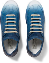 Thumbnail for your product : Maison Margiela Dégradé Panelled Leather Sneakers