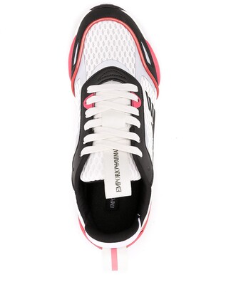 Emporio Armani Panelled Low-Top Sneakers