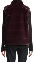 Thumbnail for your product : Milly Kira Striped Faux Fur Vest