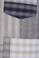 Thumbnail for your product : McQ Reversible checked cotton-flannel vest