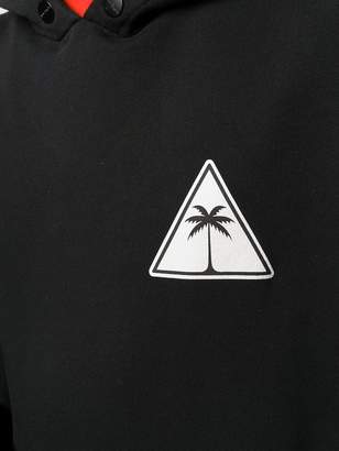 Palm Angels logo print hoodie