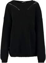 Thumbnail for your product : boohoo Crew Neck Oversized Sweater With Detail