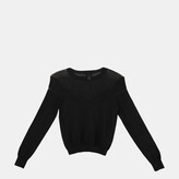 Thumbnail for your product : Autumn Cashmere Women's Black Shadow Stripe Crew Pullover