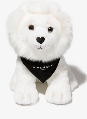 Givenchy Kids White Soft Lion Toy - Kids - Cotton/Polyester/Elastane
