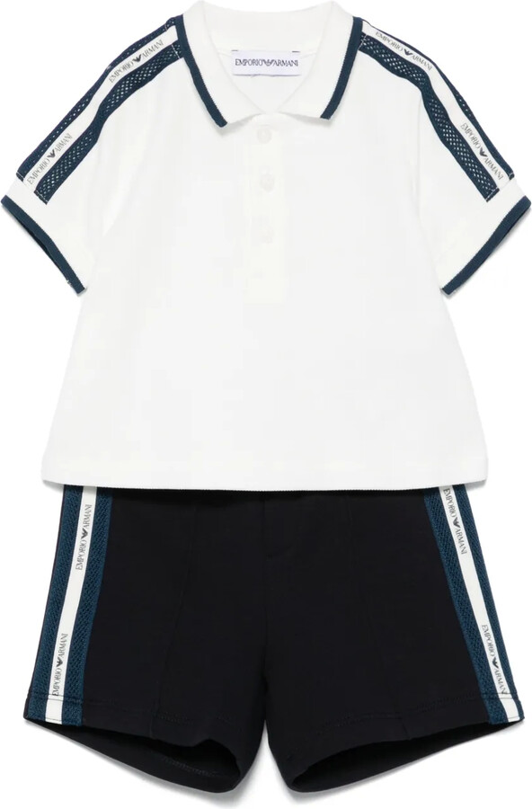 Emporio Armani Kids Logo-Tape Shorts Set