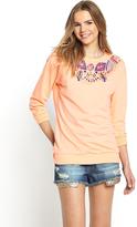 Thumbnail for your product : Love Label Embellished Neckline Sweat