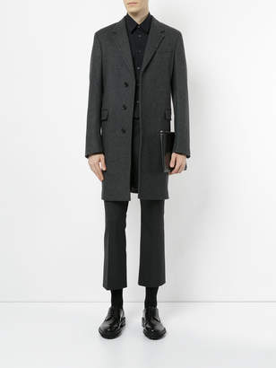 Jil Sander concealed buttoned coat