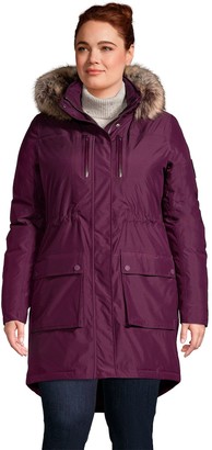 purple plus size winter coats