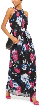 inc floral print maxi dress