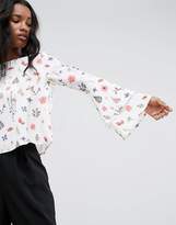 Thumbnail for your product : MANGO Floral Printed Top