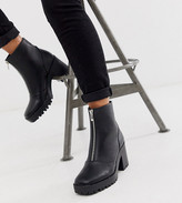 rowan croc zip front boot