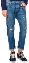 Thumbnail for your product : The Kooples Short Drop Slim Fit Jeans in Blue