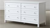 Thumbnail for your product : Brighton White 6-Drawer Dresser