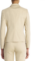 Thumbnail for your product : Jones New York Stretch Cotton One Button Blazer (Plus)