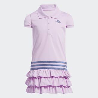 adidas Polo Dress Clear Lilac 3T Kids