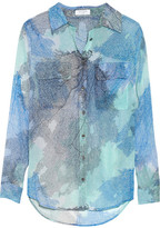 Thumbnail for your product : Equipment Slim Signature printed silk shirt