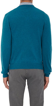 Luciano Barbera Men's V-Neck Cashmere Sweater