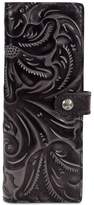 Thumbnail for your product : Patricia Nash Tooled Black Marotta Business Credit Card Holder