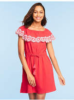 Thumbnail for your product : Talbots Embroidered Off-The-Shoulder Cover-Up