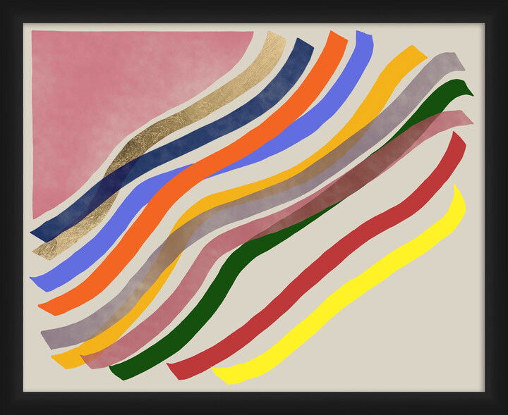 PTM Images,Curv Colorful lines