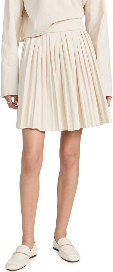 Les Tien Paulina Box Pleat Tennis Skirt