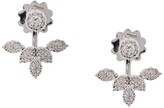 Thumbnail for your product : YEPREM 18kt White Gold Diamond Stud And Earring Jacket