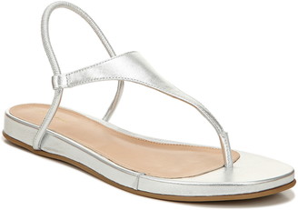 via spiga silver sandals