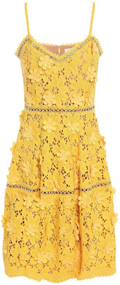 MICHAEL Michael Kors Floral-appliqued Corded Lace Dress