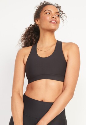 Old Navy Medium Support PowerSoft Strappy Sports Bra for Women - ShopStyle