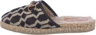 Gucci Horsebit Accent Printed Flats